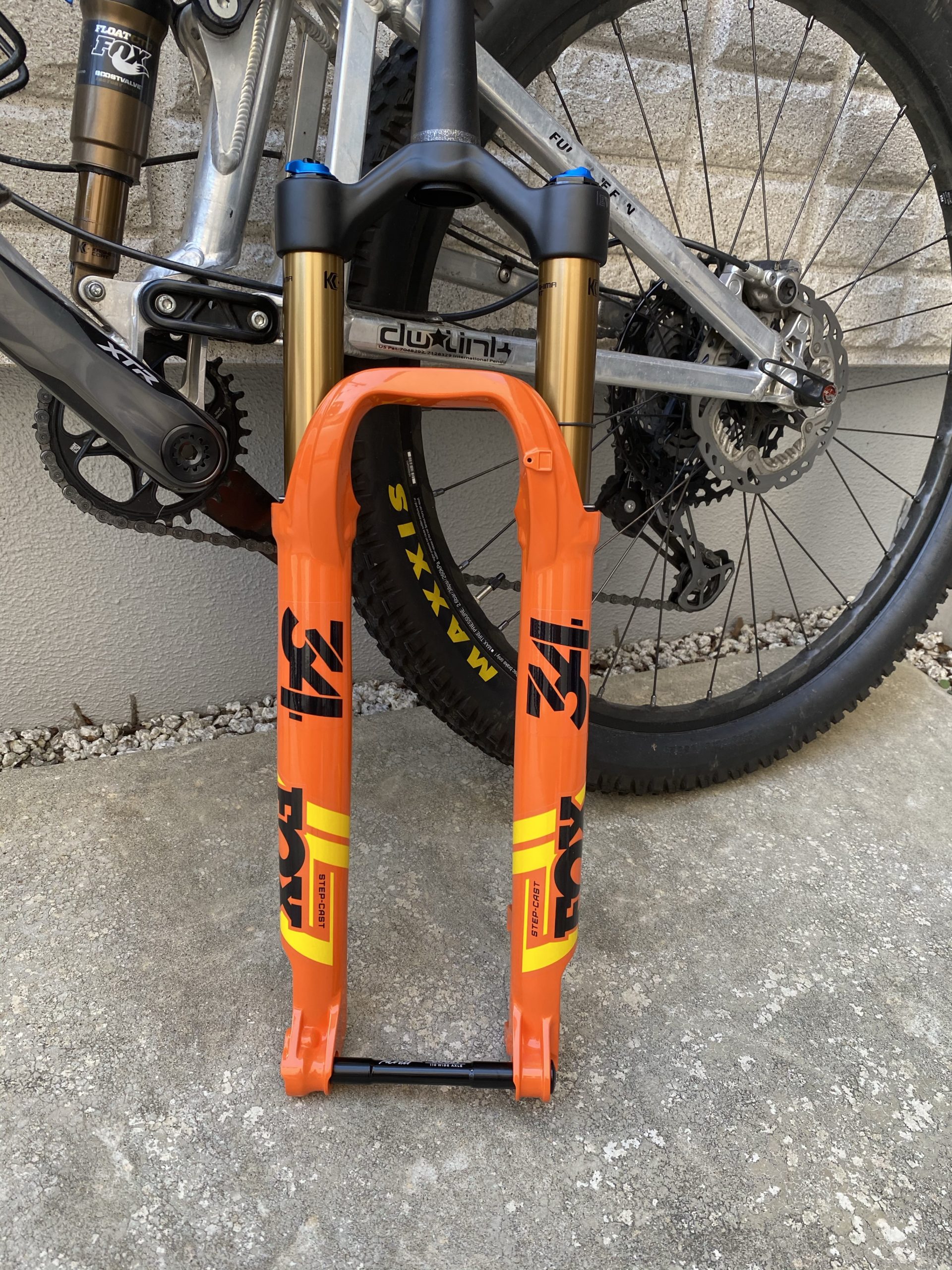 MTBフロントフォーク FOX34 29/27.5+ 150mmストローク 27.5 FOX 34