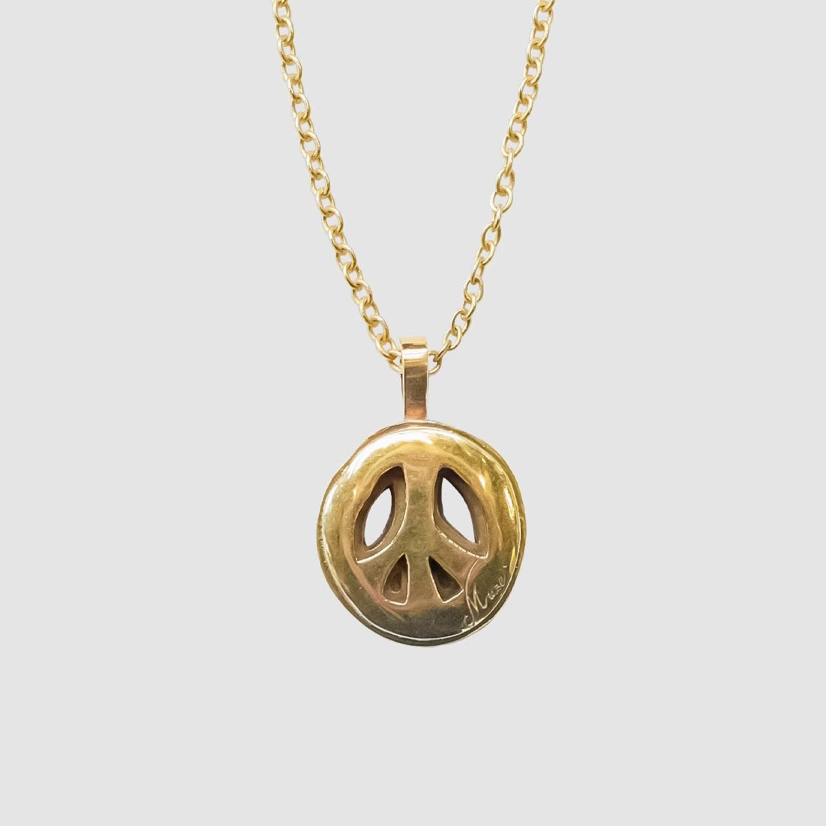 MUZE - MUZE PEACE NECKLACE(GOLD) ミューズ ピース ネックレス