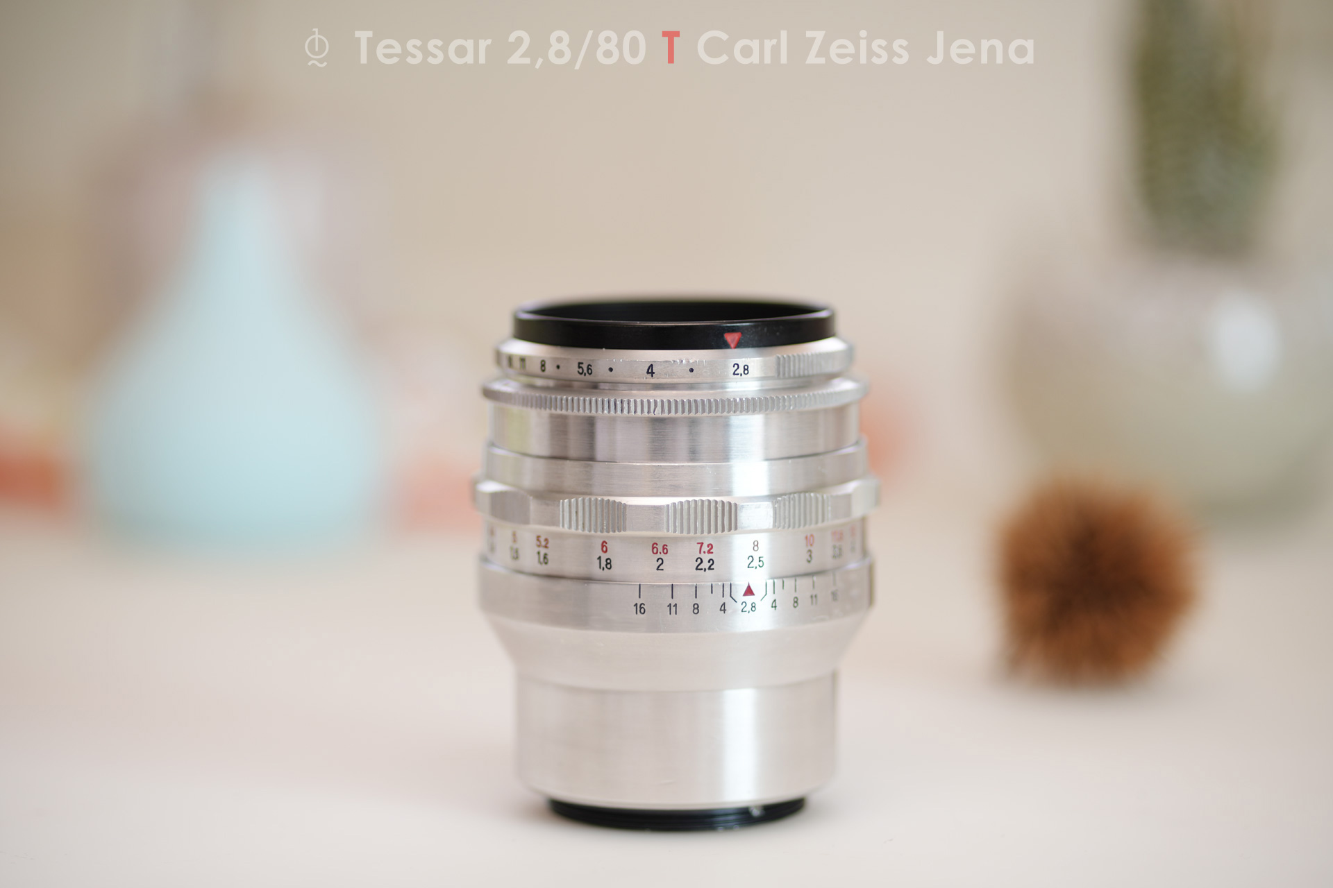 Carl Zeiss Jena Tessar 80mm F2.8 を分解整備してみた