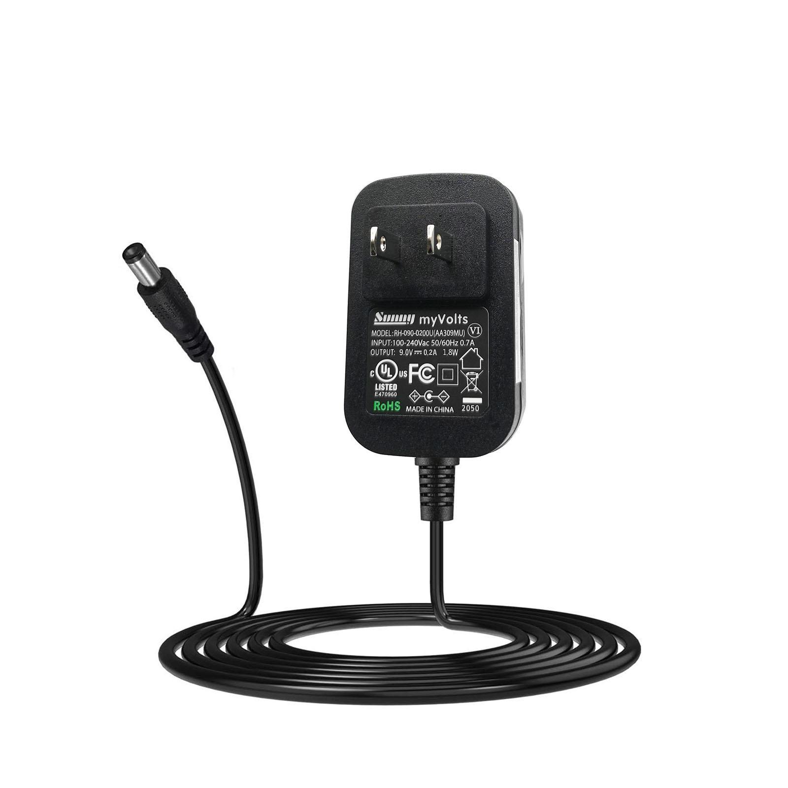 US 9V Power Adaptor for the Boss VE-1 Vocal Echo by myVolts