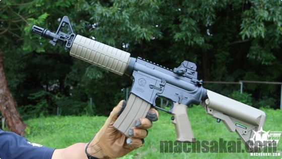 東京マルイ M933 タンカラー 電動ガンボーイズ 10禁 屋外で実射編