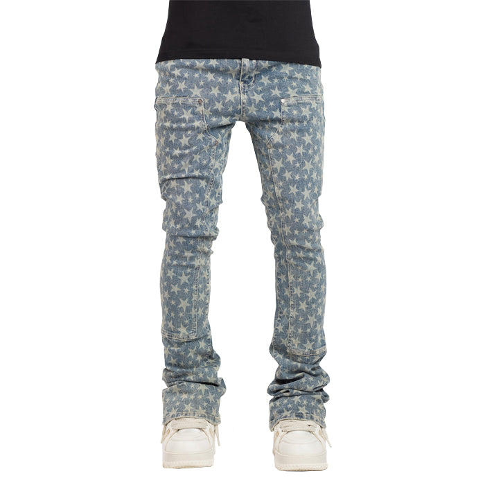 GUAPI / グアピ ヴィンテージ ブルーレーザー スター デニム