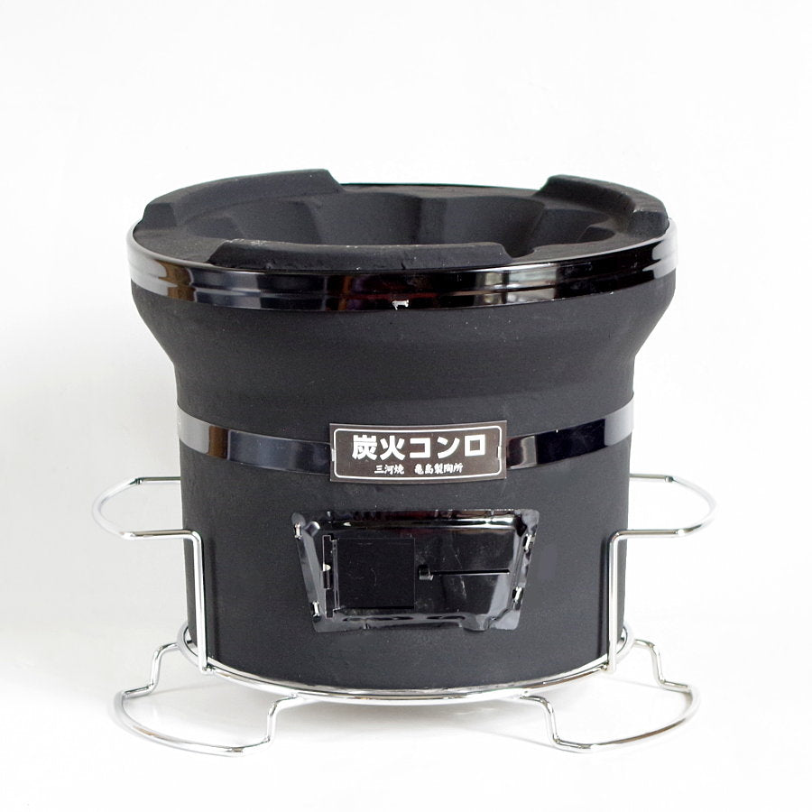 卓上コンロ 台付【黒】φ220 卓上七輪 – 【炭・燃料の専門通販】+炭