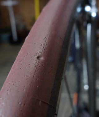 ロード自転車のタイヤ交換