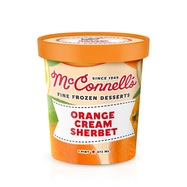 Orange Cream Sherbet | McConnell's Fine Ice Creams