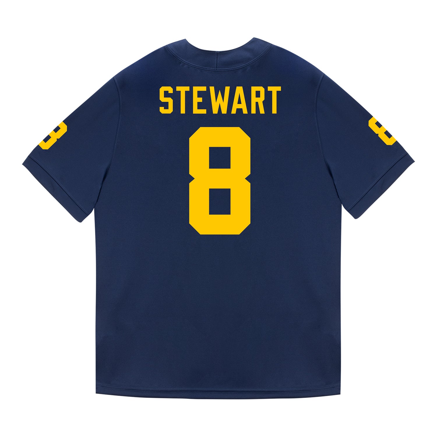 Michigan Wolverines #8 I'Marion Stewart Student Athlete Blue
