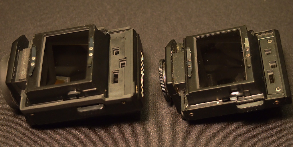 ニコンF3アイレベルファインダーの清掃: 目白の風景、40年前と見比べると