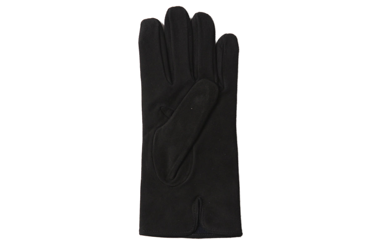 メンズ手袋◇スウェード◇ブラック/NERO《カシミヤ》 – Merola