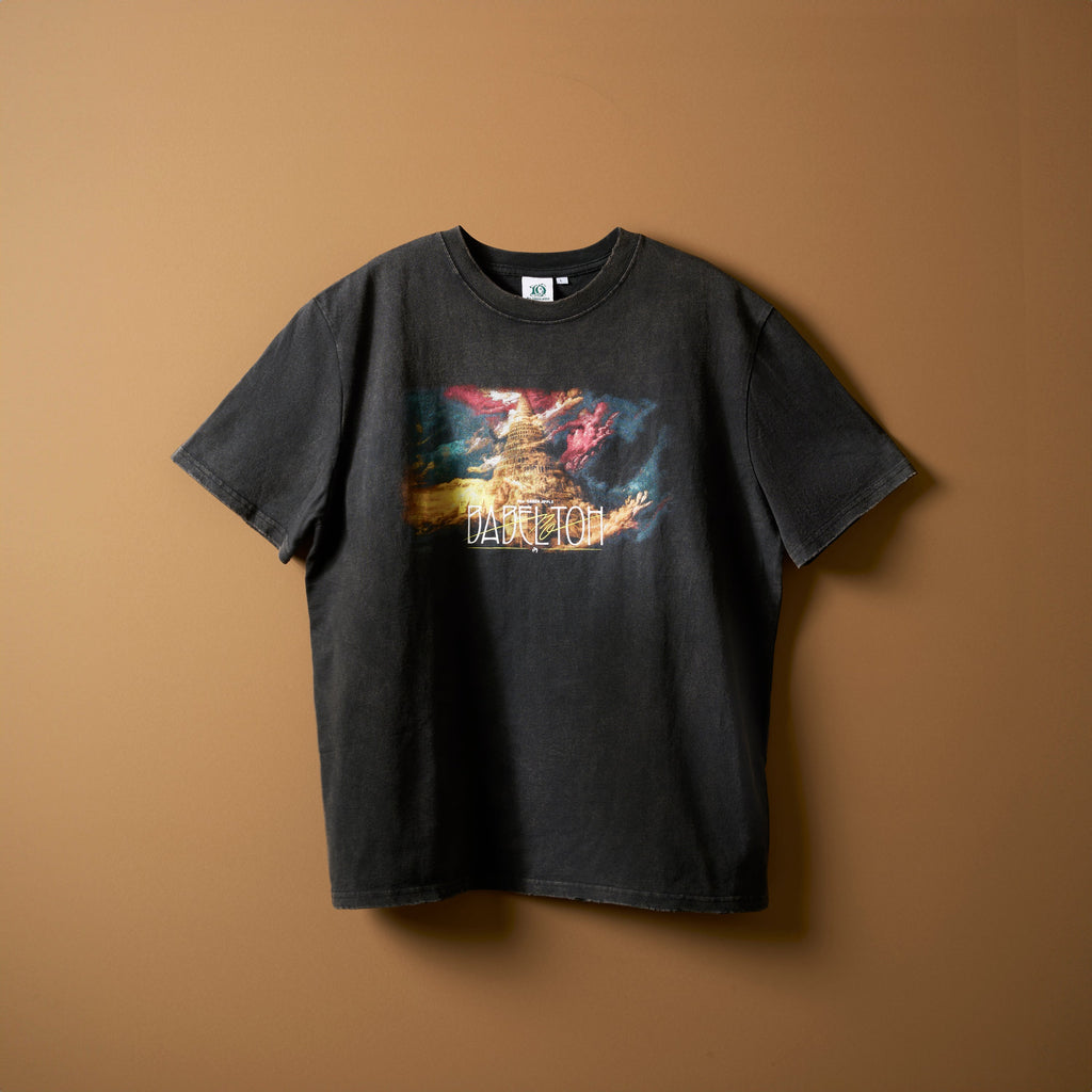 福岡公演】“BABEL no TOH” ヴィンテージライクTシャツ / ブラック