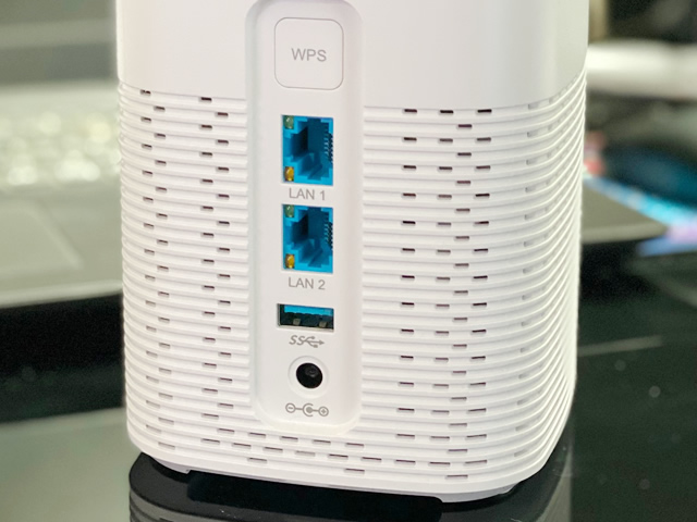 ソフトバンクエアーの有線接続方法