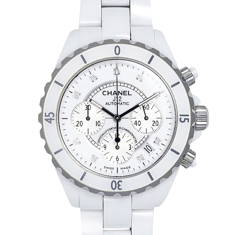 CHANEL シャネル J12 クロノグラフ H2009 ホワイトセラミック
