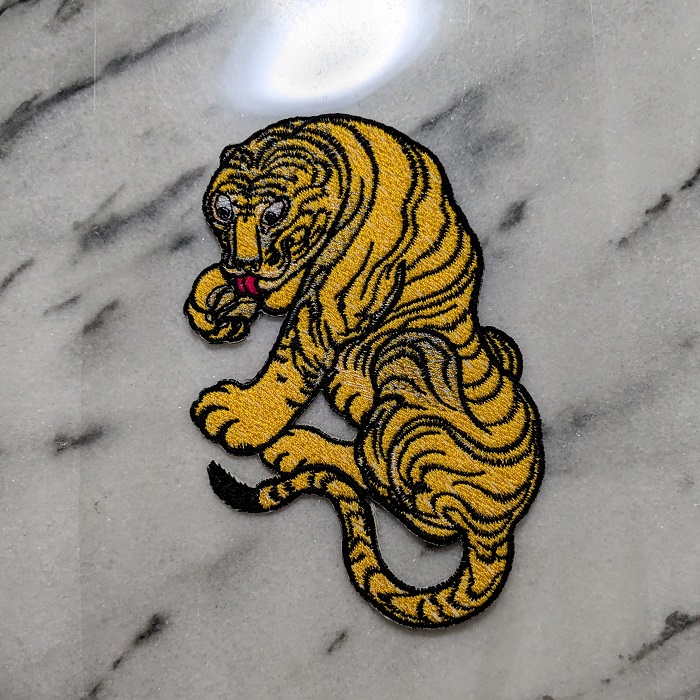 伊藤若冲の虎のミシン刺繍🐯 - ミシン刺繍フェスティバルブログ