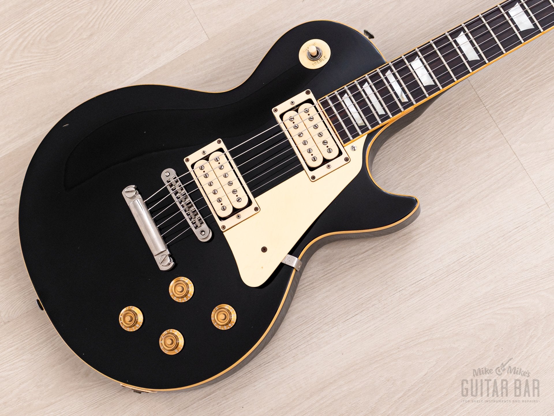 1979 Greco EG800 Standard Vintage Electric Guitar Black w/ Maxon PU-0