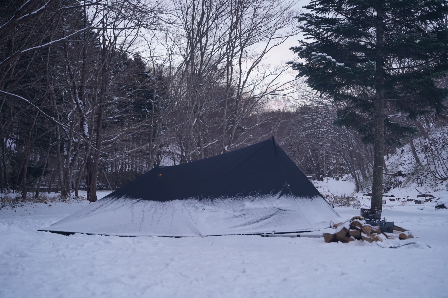 polyester & cotton tarp 『KURO』 | MOOSE ROOM WORKS