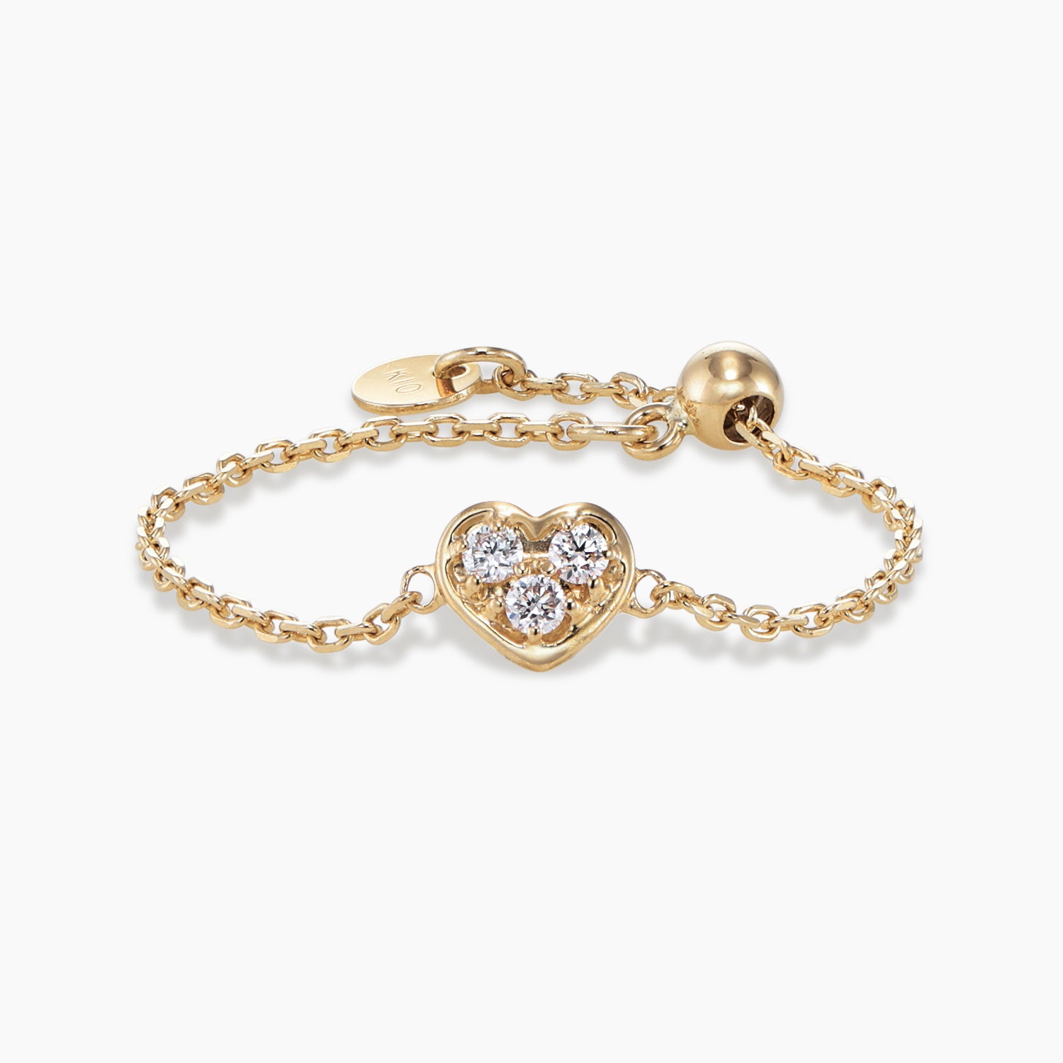 K10リング ハートパヴェ ダイヤ｜MONATELIER（モナトリエ）公式｜K10