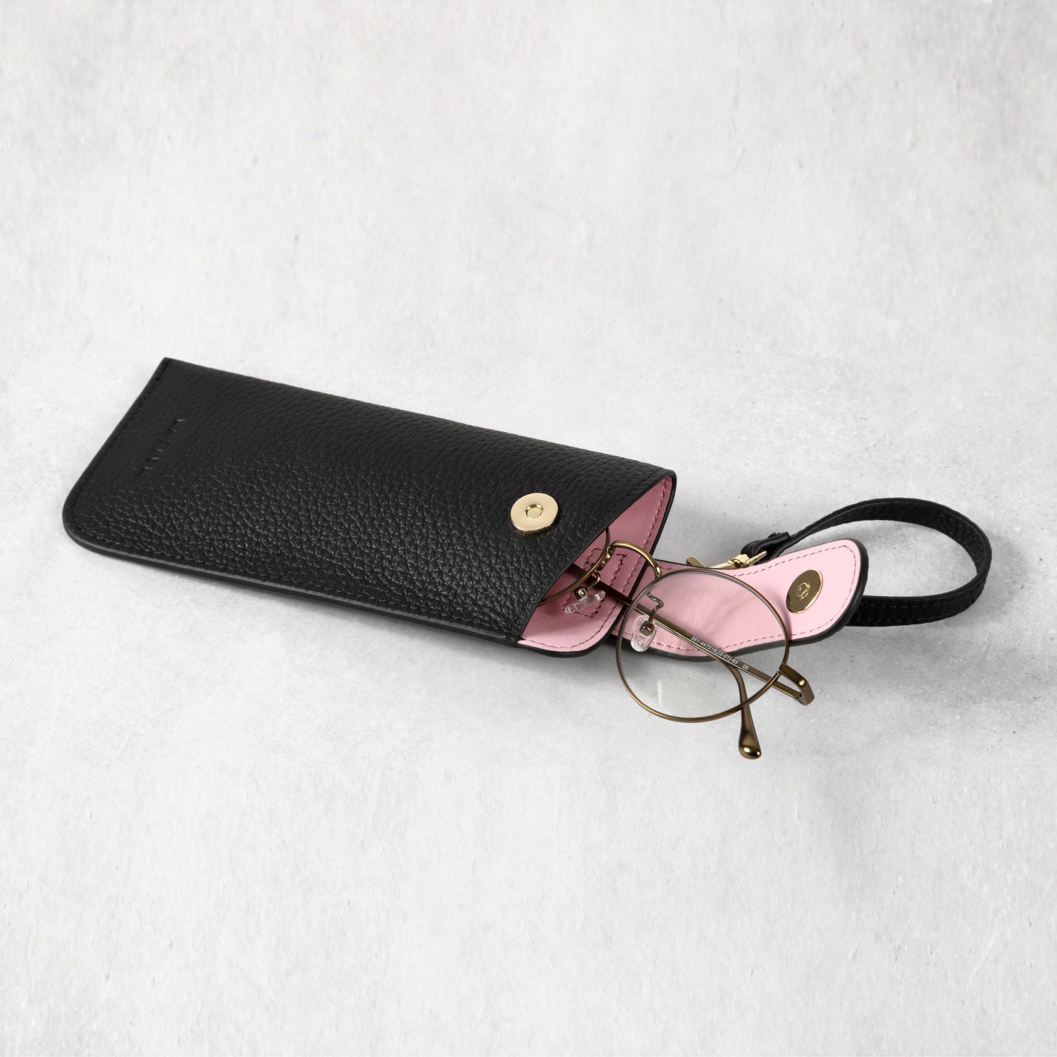 本革バイカラーストラップ付き眼鏡ケース – LASIEM（ラシエム）公式ストア