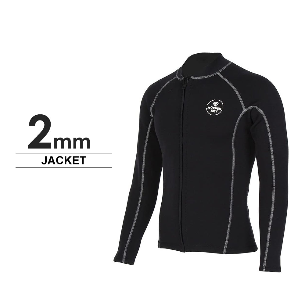 MORGEN SKY ウェットスーツ メンズ 2mm タッパー 長袖 ジャケット 裏