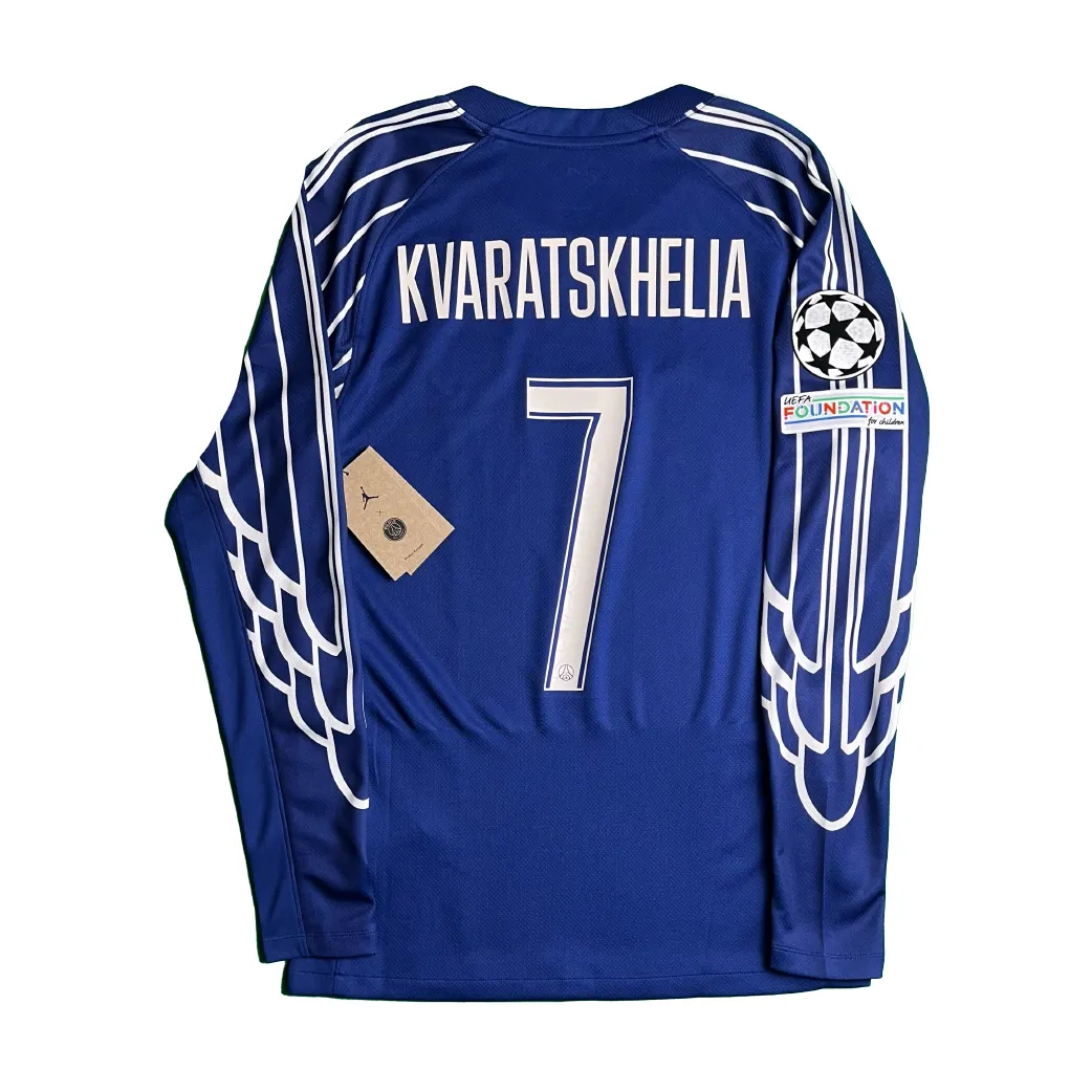 パリサンジェルマン 24/25 4thユニホーム Kvaratskhelia 7 パリ