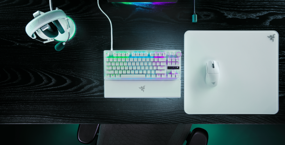 Razer＞光学式ラピッドトリガーキーボードの ホワイトモデルが登場