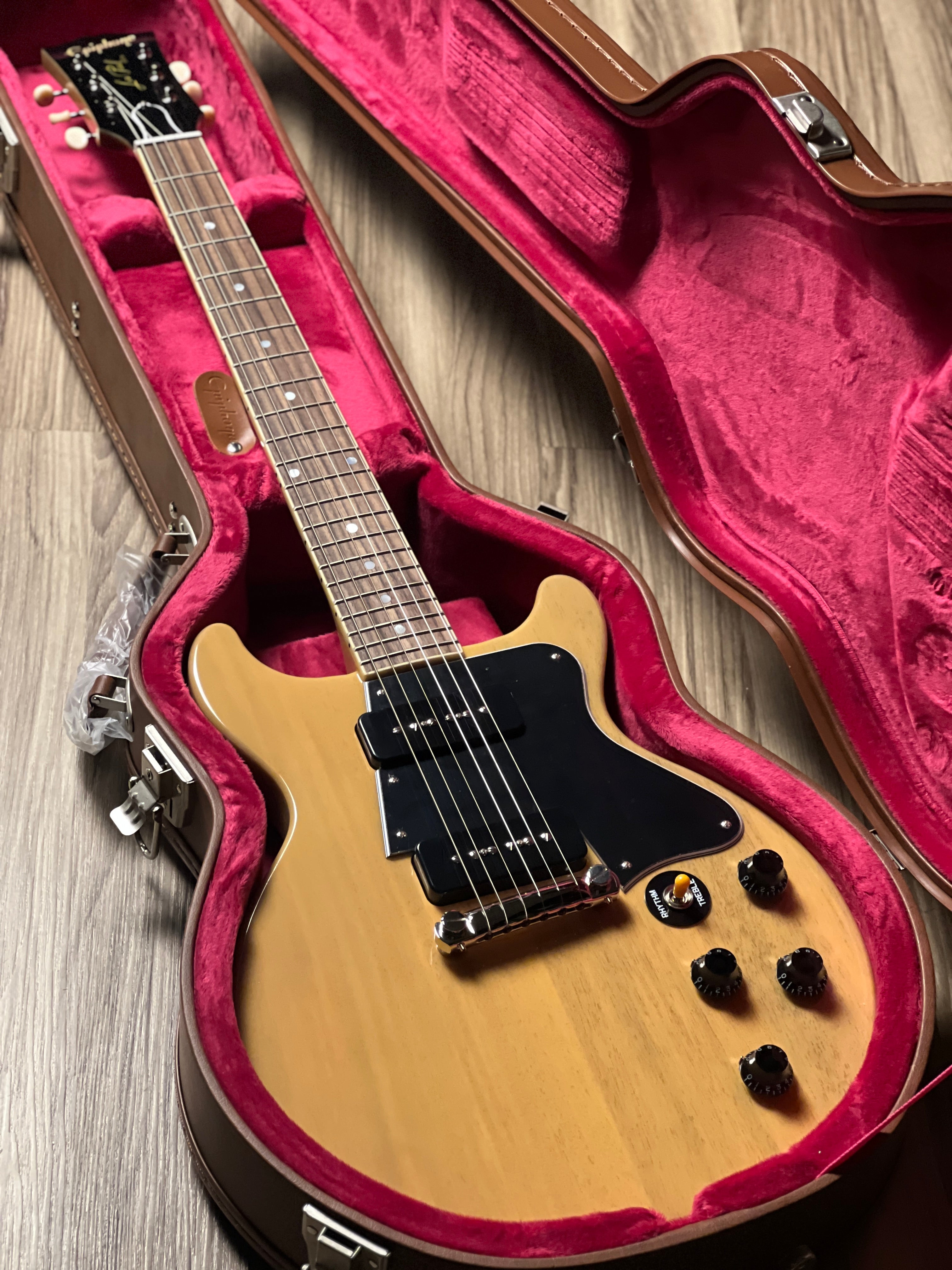 Epiphone 1960 Les Paul Special Double Cut Reissue in TV Yellow