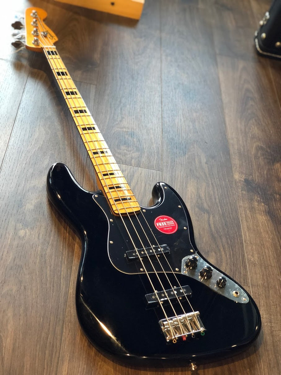 Squier Classic Vibe 70s Jazz Bass - Black – nafiriguitar.com