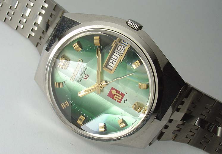 ELNIX SG エルニクス セイコー SEIKO 電子時計 電磁時計 カットガラス