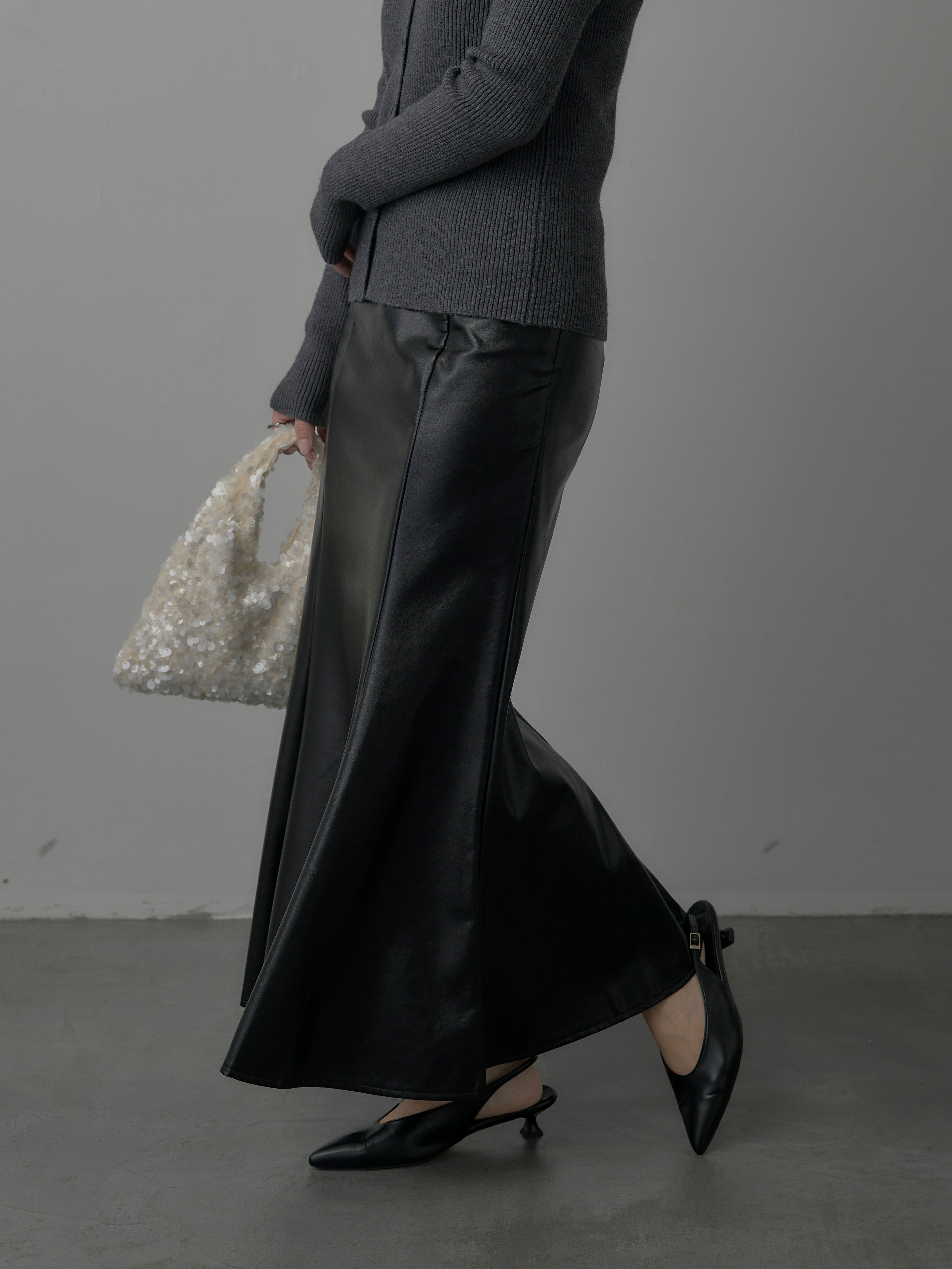 レザーマーメイドスカート – nairo