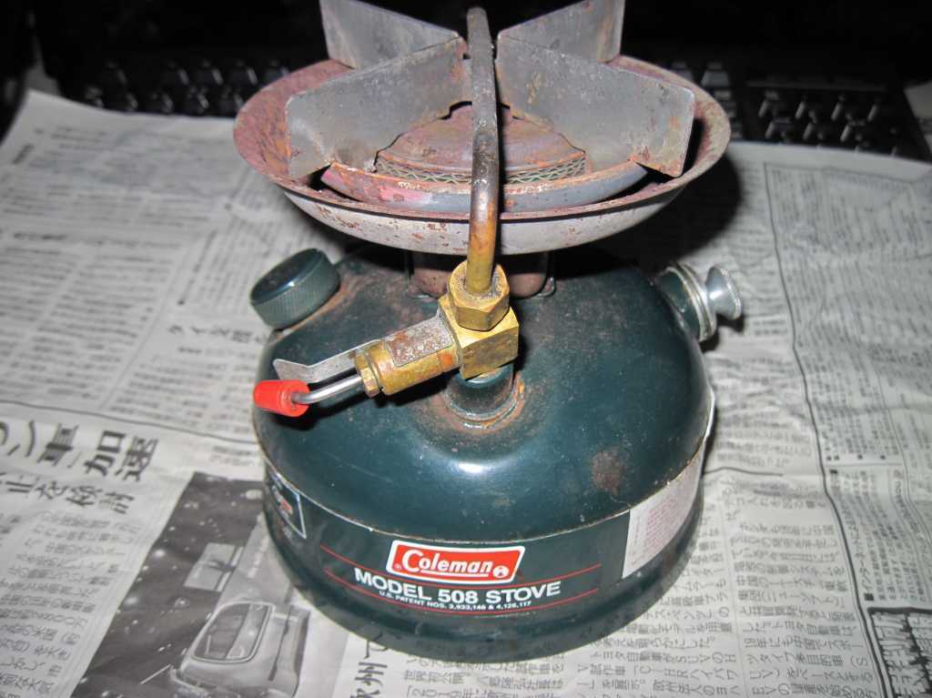 2回めのメンテナンス 「COLMAN MODEL 508 STOVE」: お遊び 忘備録 mkⅡ