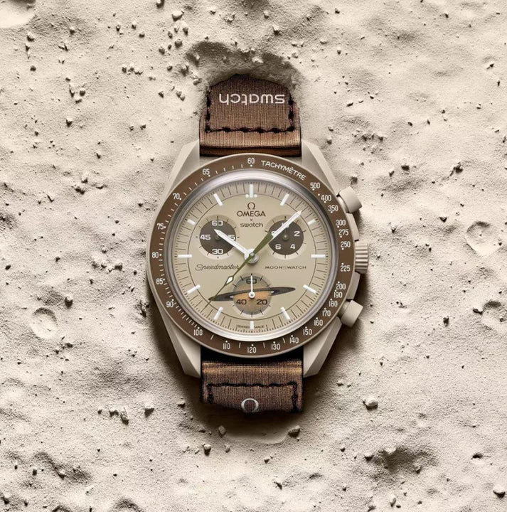 Swatch x Omega Bioceramic Moonswatch Mission to Saturn – Newcop