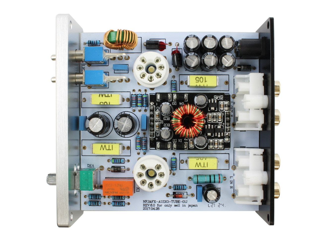 ACアダプター動作の本格的真空管プリアンプ FX-AUDIO- 『TUBE-01J』を