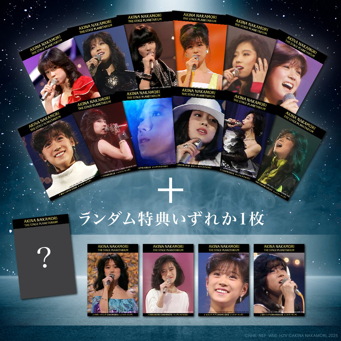 中森明菜 ブロマイド「春」「夏」「秋」「冬」コンプリートセット（12