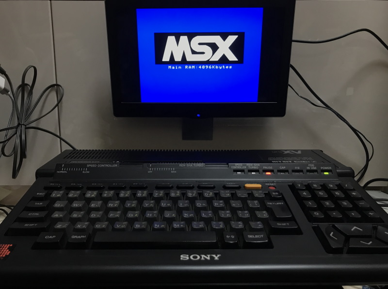 HB-F1XVのメモリ4MB化改造