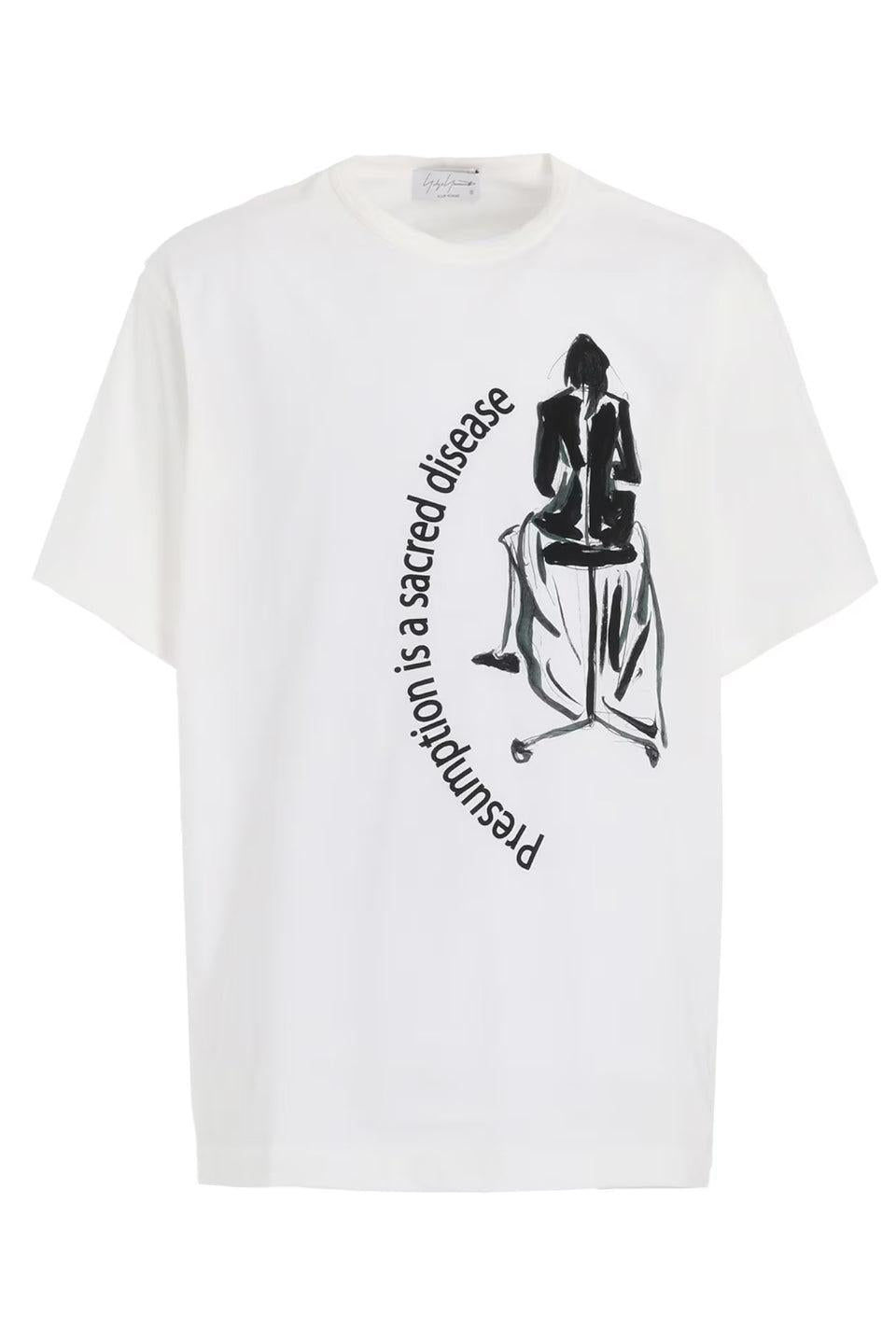 Yohji Yamamoto(ヨウジヤマモト) - Single Jersey Print Half Sleeve