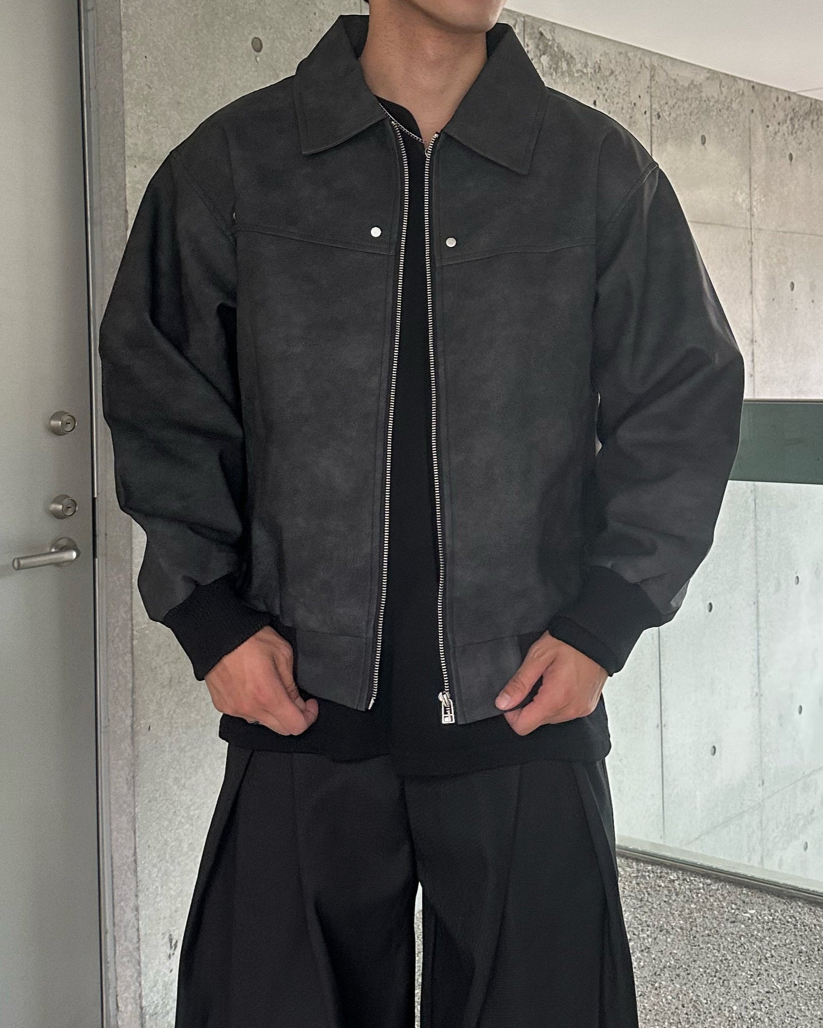 オーバーフィットレザージャケット Ot30028