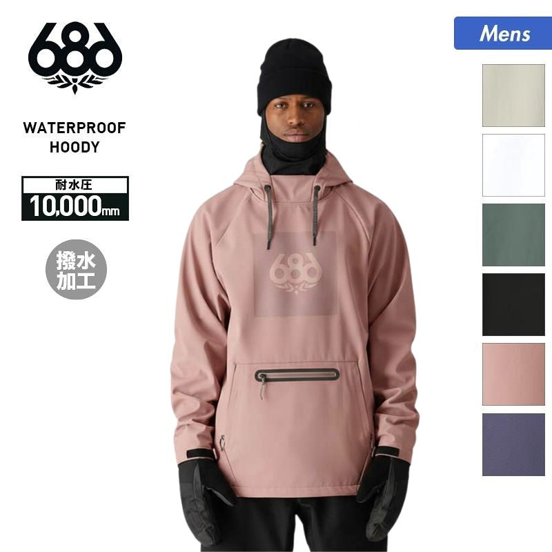 686/シックスエイトシックス メンズ 撥水パーカー M3WNCS110 長袖