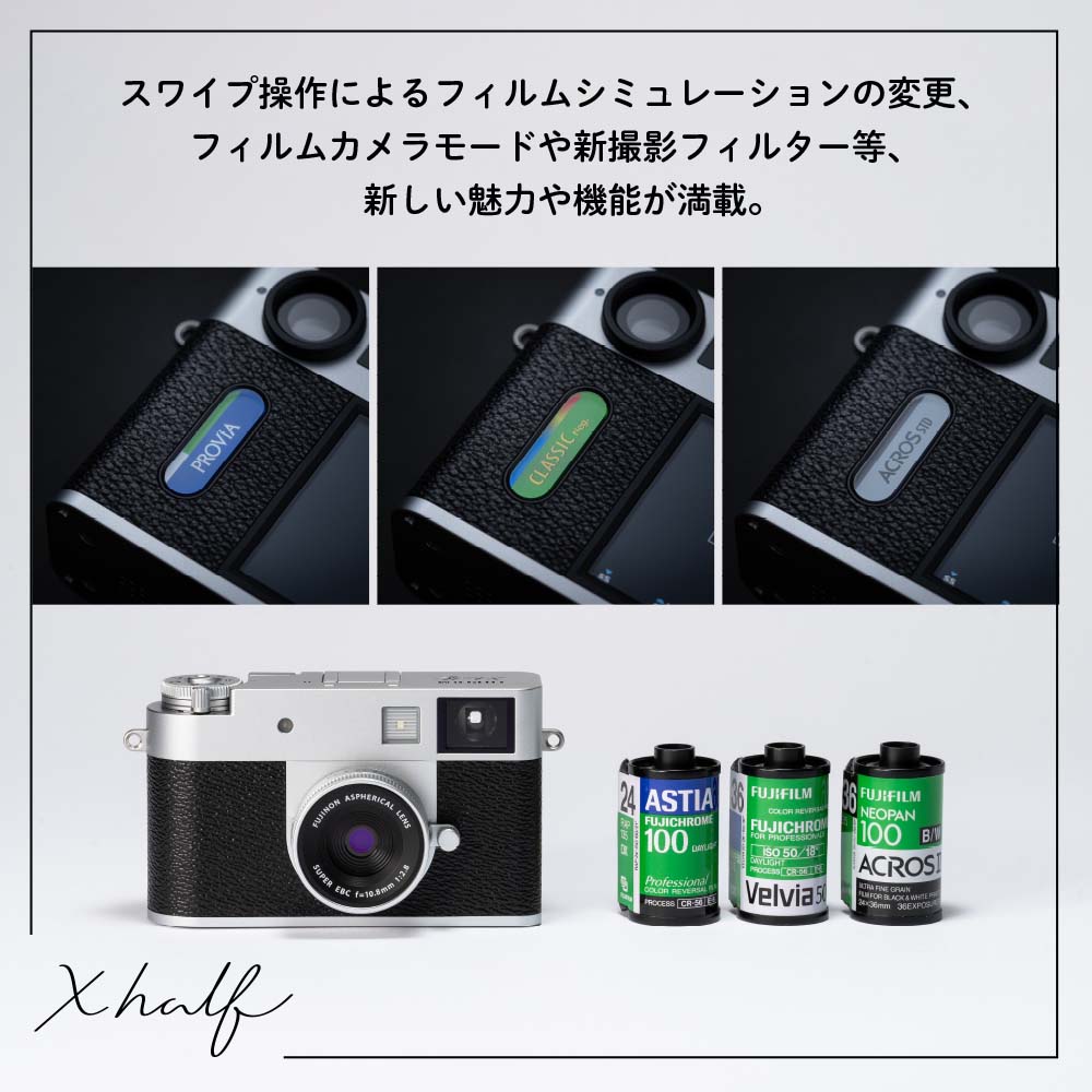 富士フィルム FUJIFILM コンパクトデジタルカメラ XーHF1 シルバー
