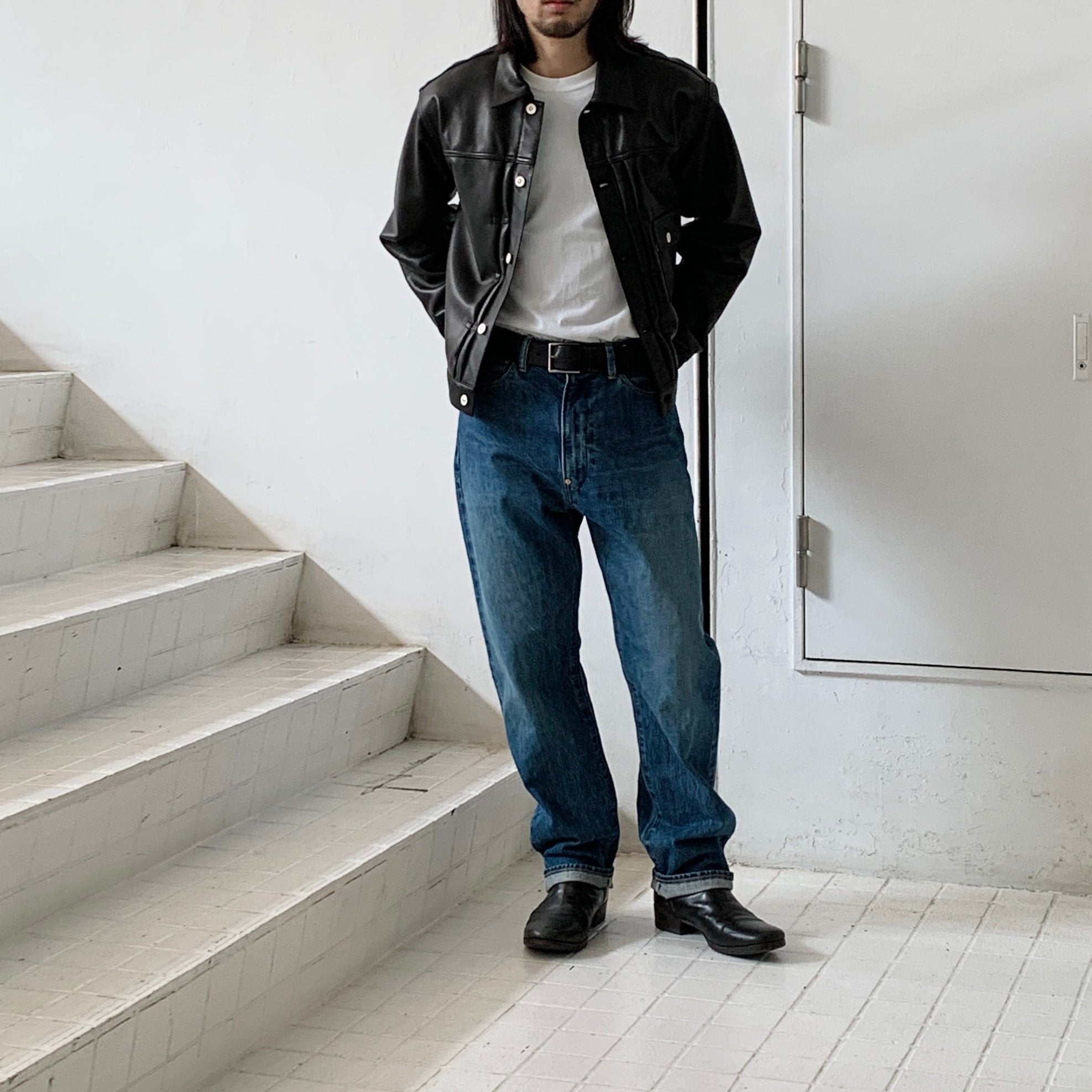 HERILL】 Lamb naked 1st type Jacket 25-011-HL-8180-10 – ONENESS