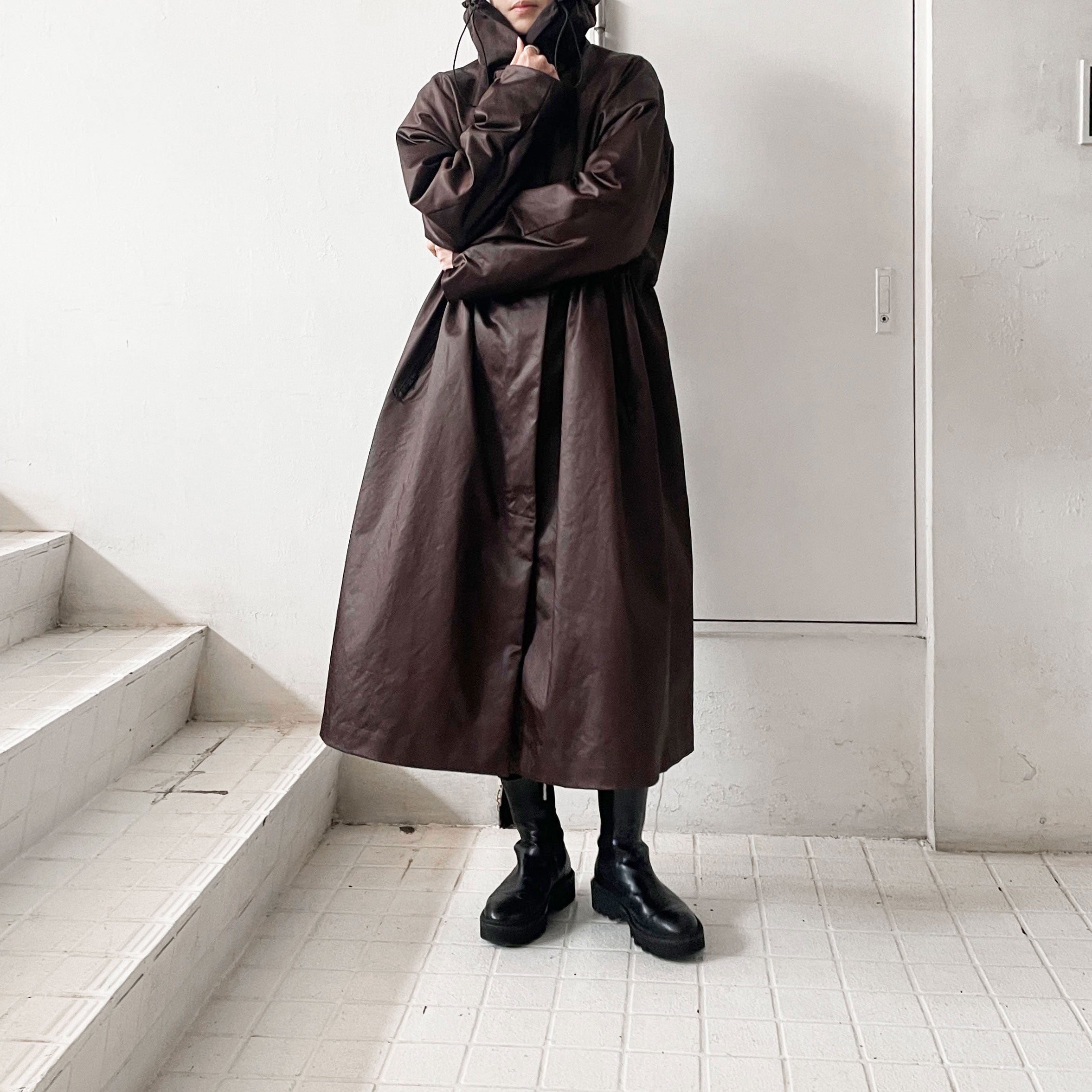 IIROT】 Leather touch tech Coat – ONENESS ONLINE STORE