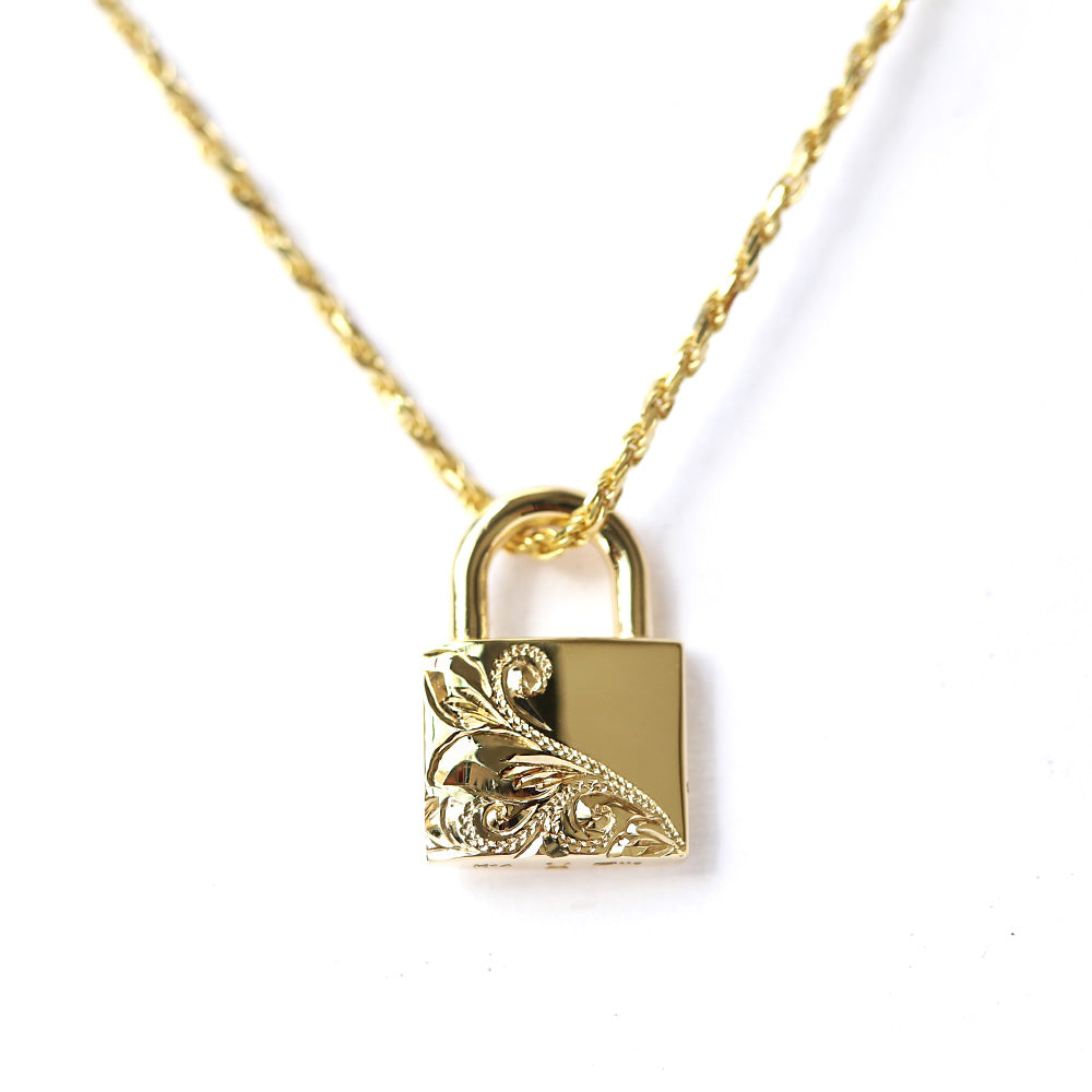 K18 ハワイアン パドロック（南京錠） ペンダントトップ – PUAALLY