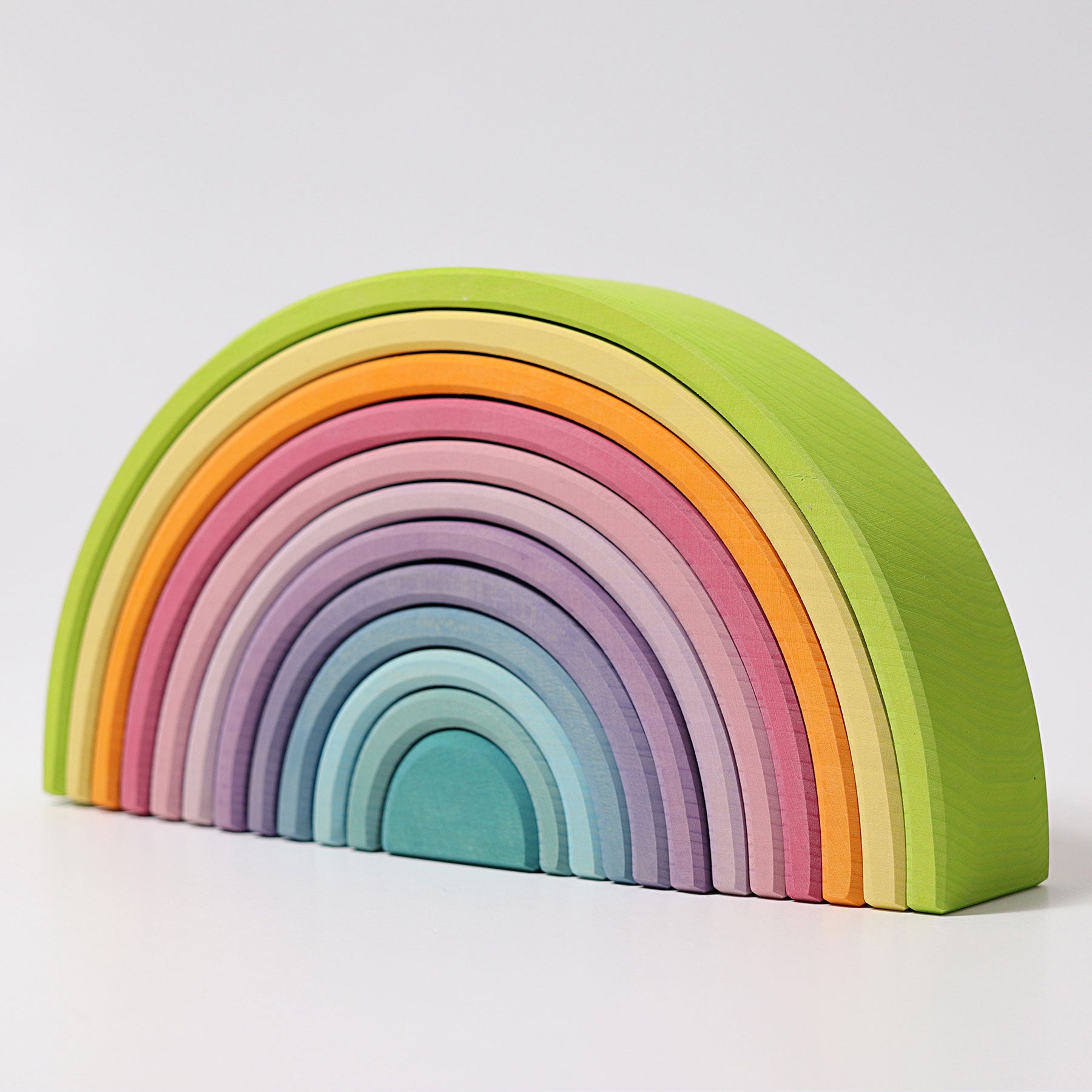 Grimm's Large Pastel Rainbow Stacker – A Toy Garden