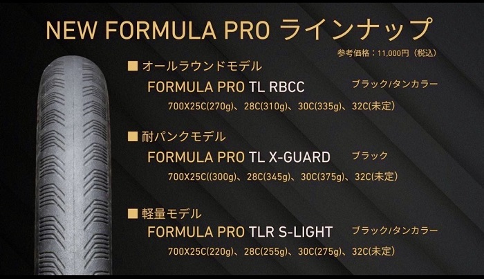iRC FORMULA PRO TUBELESS 新型発売！ | スポーツサイクル専門店