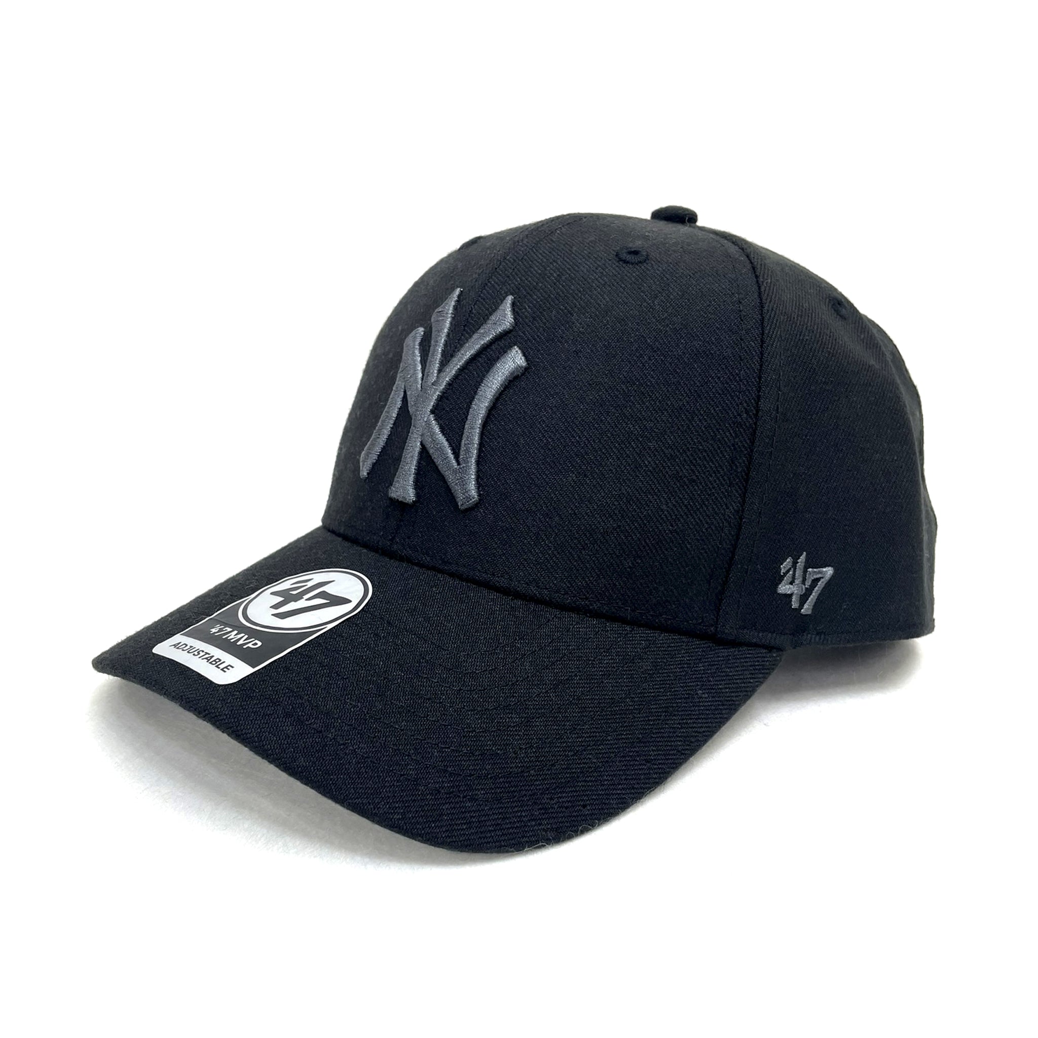 YANKEES '47 MVP BLACK×CHARCOAL LOGO/ヤンキース フォーティーセブン