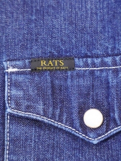RATS 「DENIM SHIRT」 デニムウエスタンシャツ