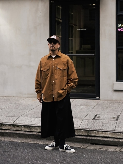 COOTIE 「Moleskin Western L/S Shirt」 モールスキン ウエスタンシャツ