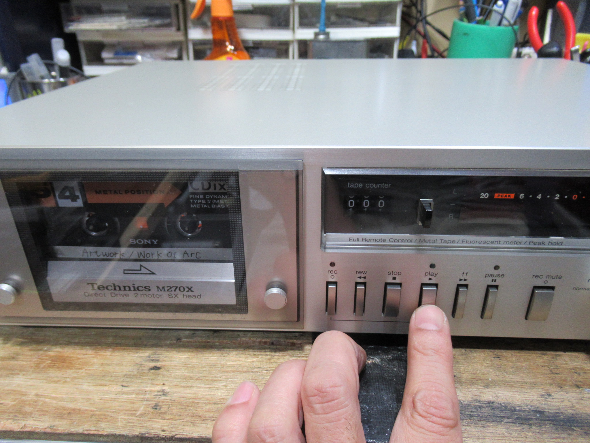 Technics RS-M270X アイドラー流用 – Audiolife － Enjoy your audio