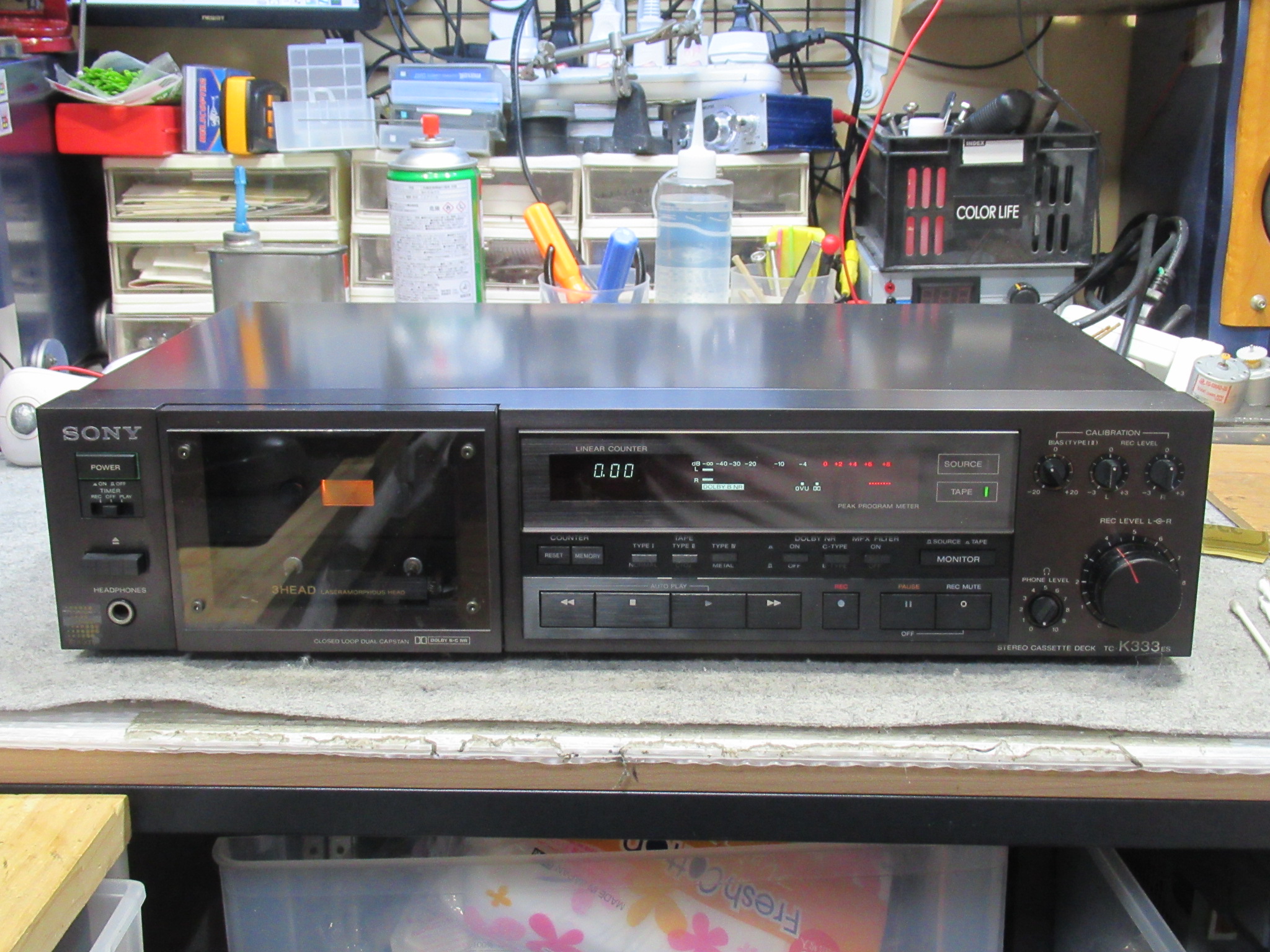 SONY TC-K333ES 録音時のガサガサノイズ – Audiolife － Enjoy your