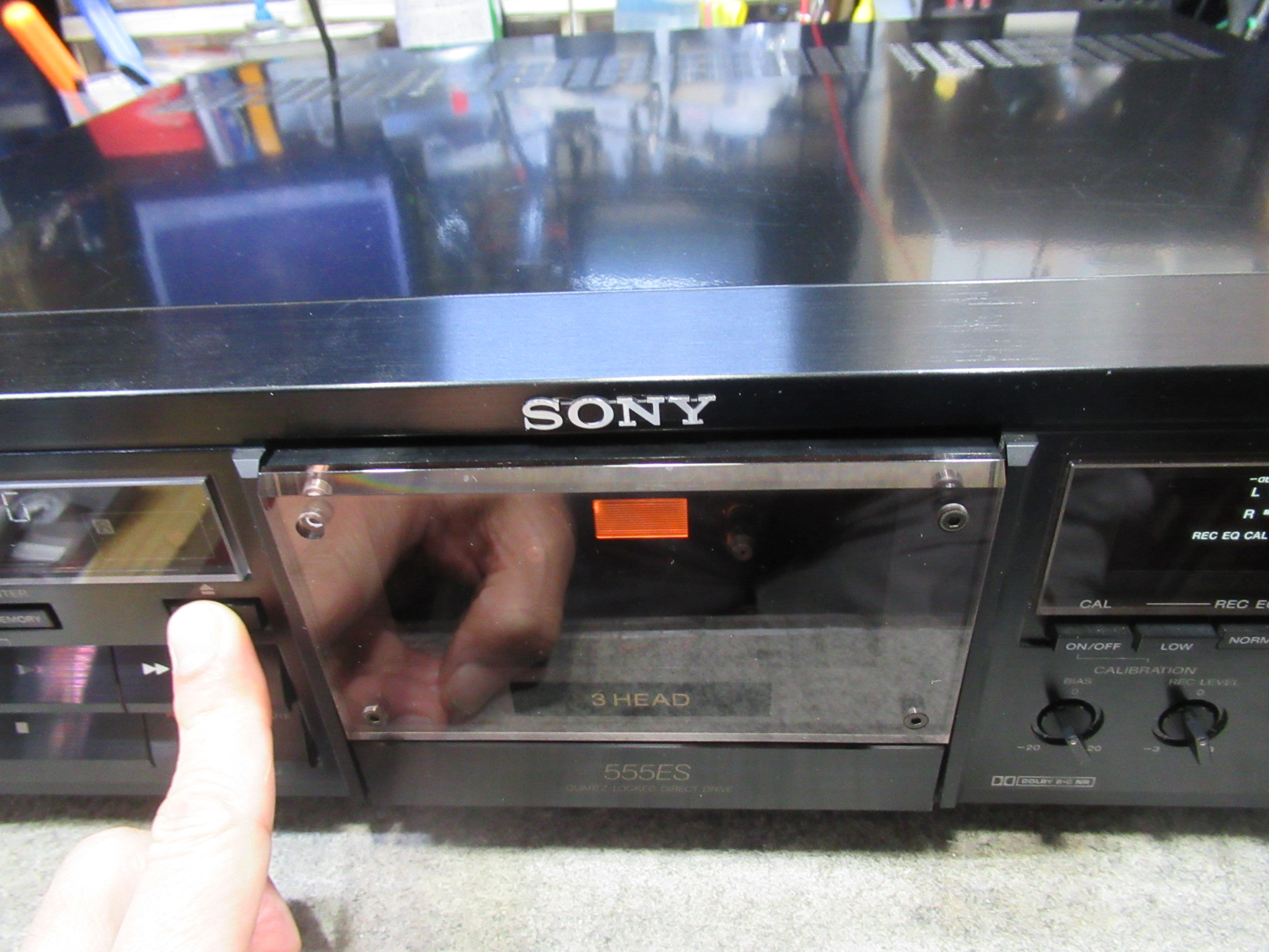 SONY TC-K555ESX ロケットオープンによる破損修理ほか – Audiolife