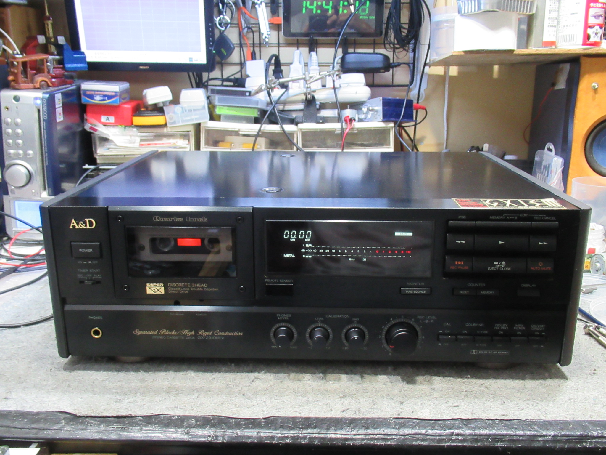 A&D GX-Z9100EV リフレッシュメニュー、操作スイッチ交換 – Audiolife