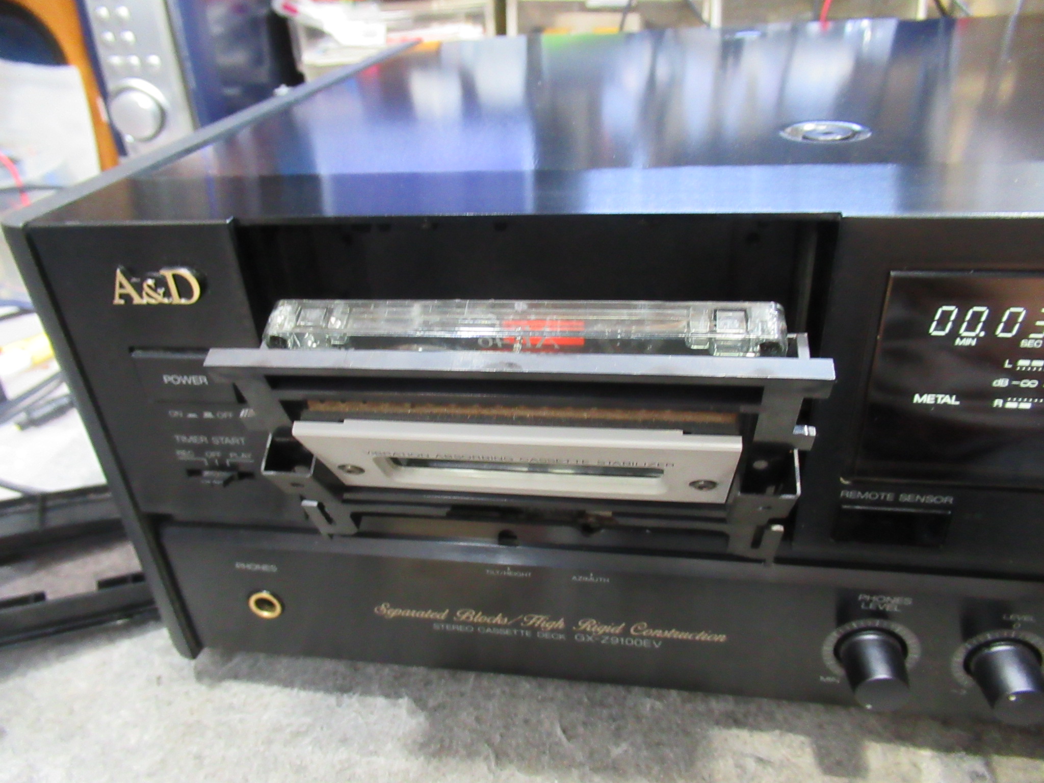 A&D GX-Z9100EV リフレッシュメニュー、操作スイッチ交換 – Audiolife