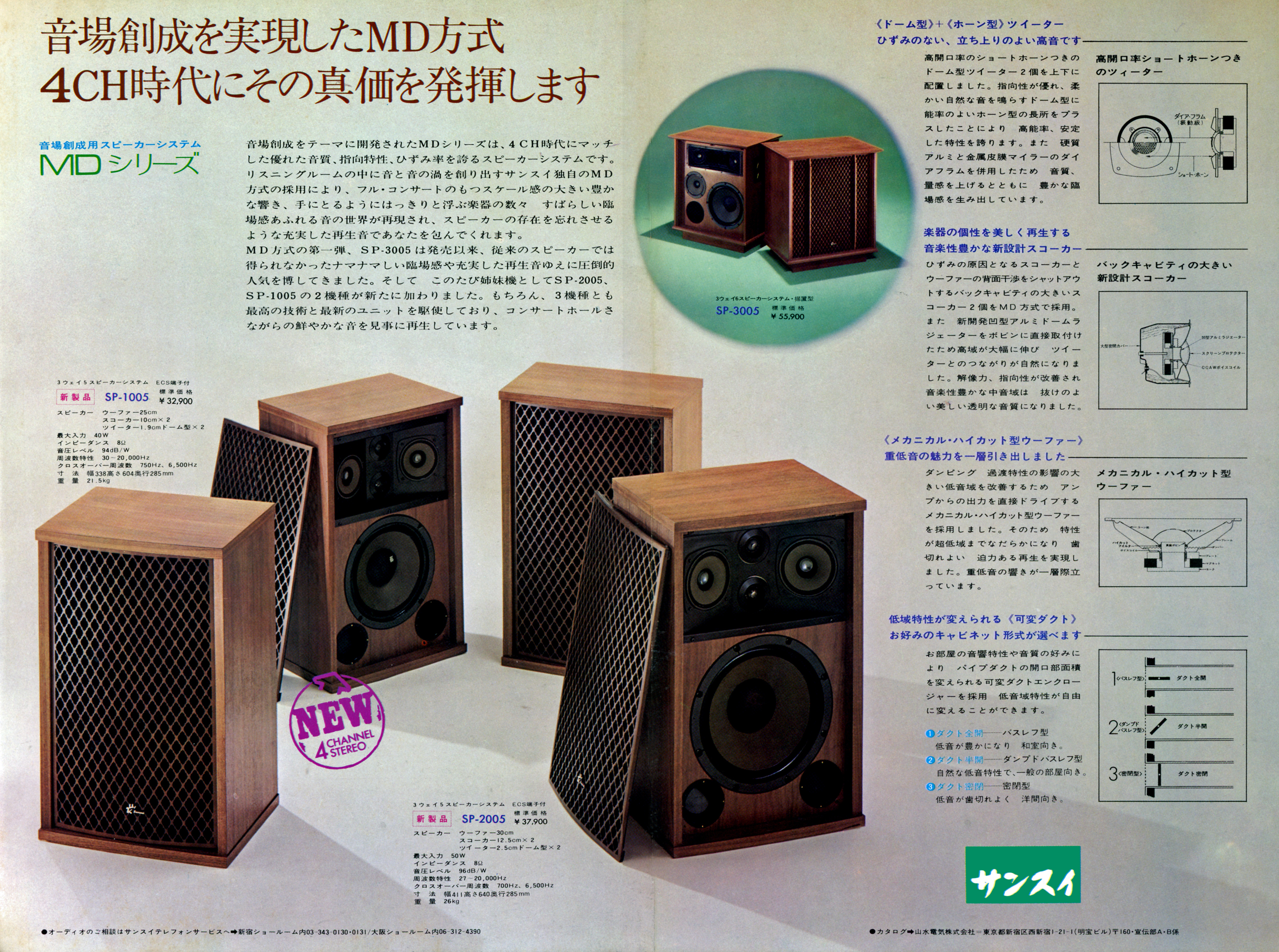 サンスイ SP-100S, SP-200S, SP-300S | the re:View (in the past)